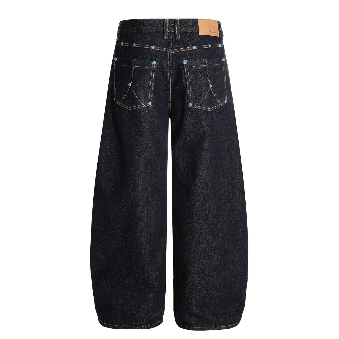 Baggy Barrel | Rivet Raw Jeans