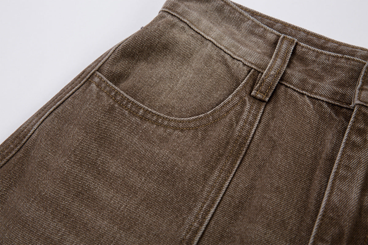 Vintage Washed Workwear | Barrel Jeans