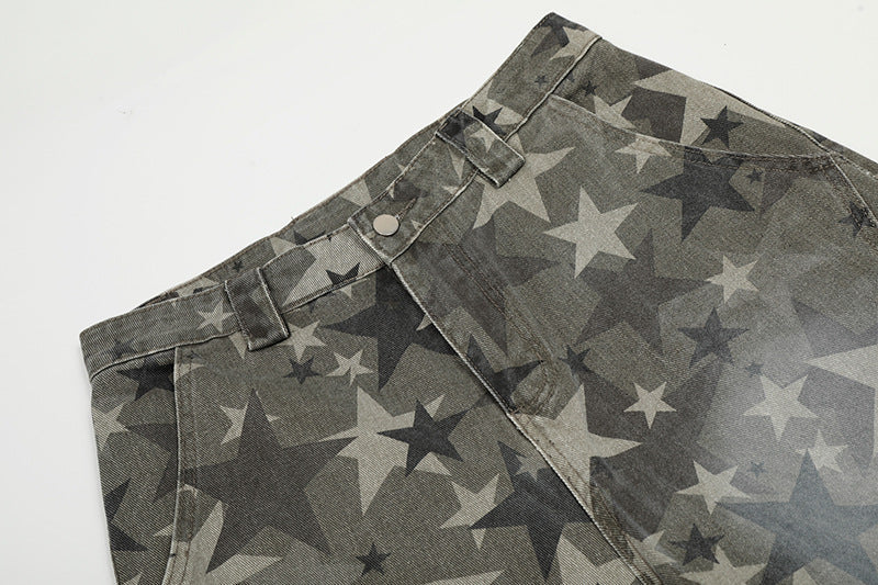 Camouflage | Machete RO Star Wide-Leg Jeans