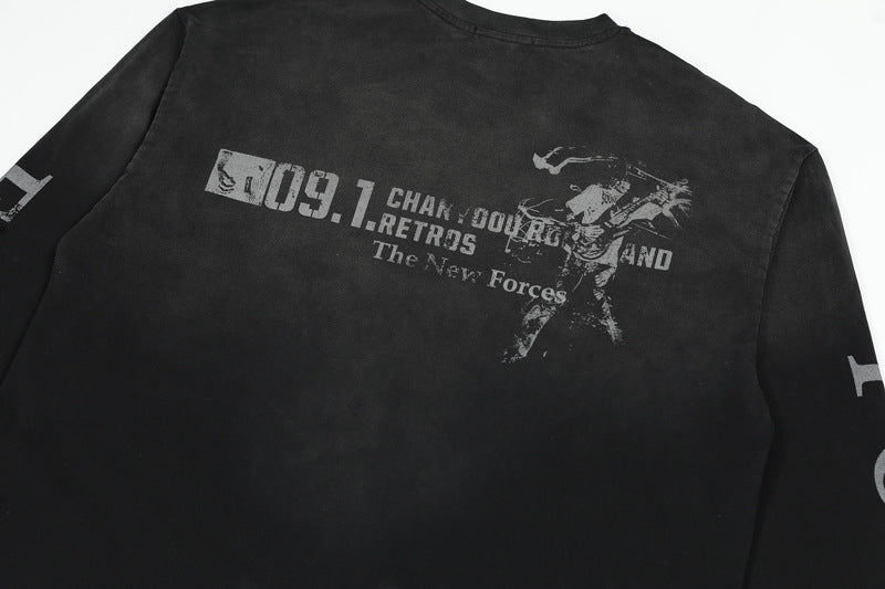 09 | Distressed Long Sleeve T-Shirt - OMYGOODS