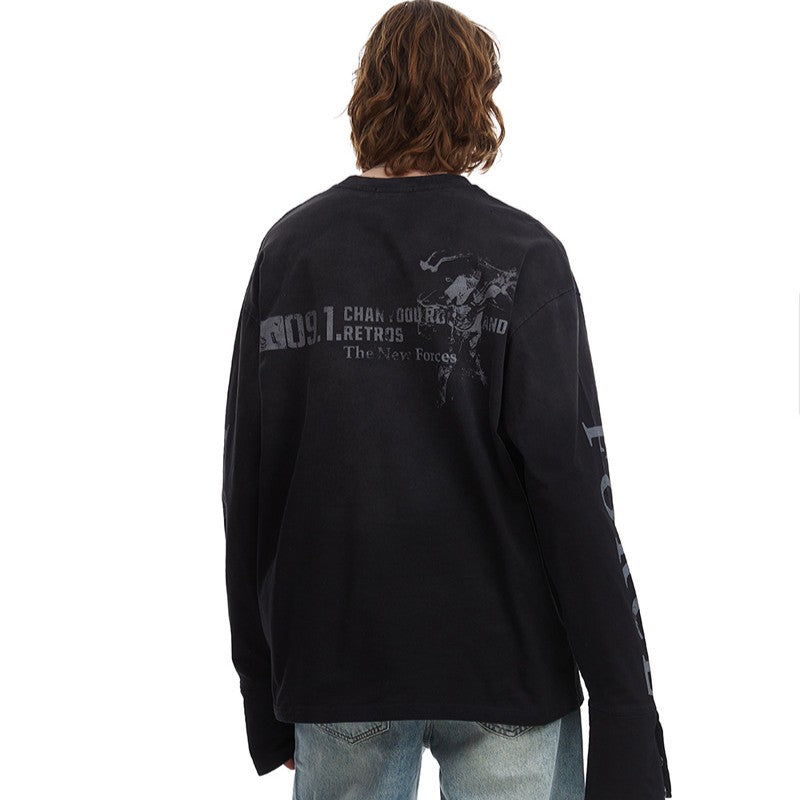 09 | Distressed Long Sleeve T-Shirt - OMYGOODS