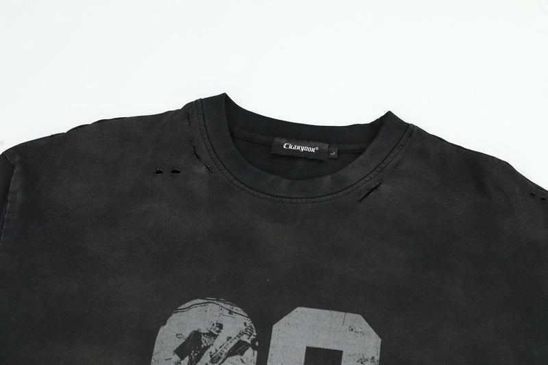 09 | Distressed Long Sleeve T-Shirt - OMYGOODS