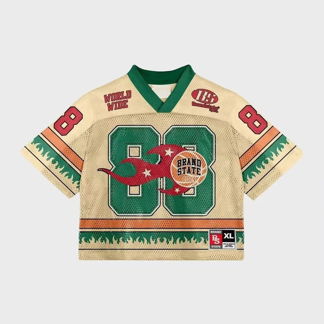 Unisex Mesh Football Jersey | Graphic Print