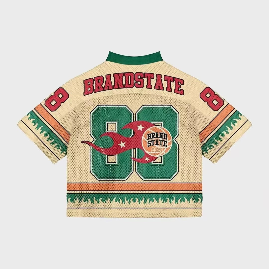 Unisex Mesh Football Jersey | Graphic Print