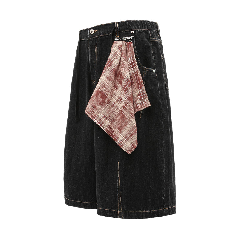 Bandana Detail | Denim Shorts