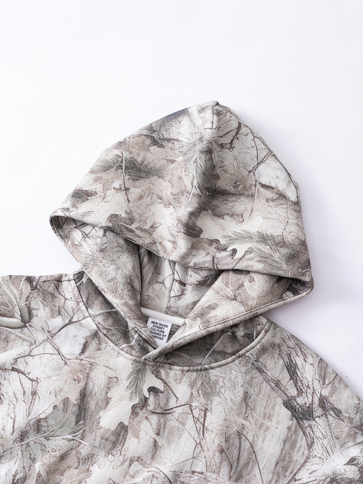 Tree Branch Camo Print | Oversized Hoodie
