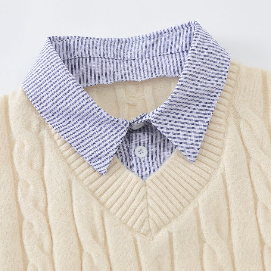 Varsity Prep Layered Sweater
