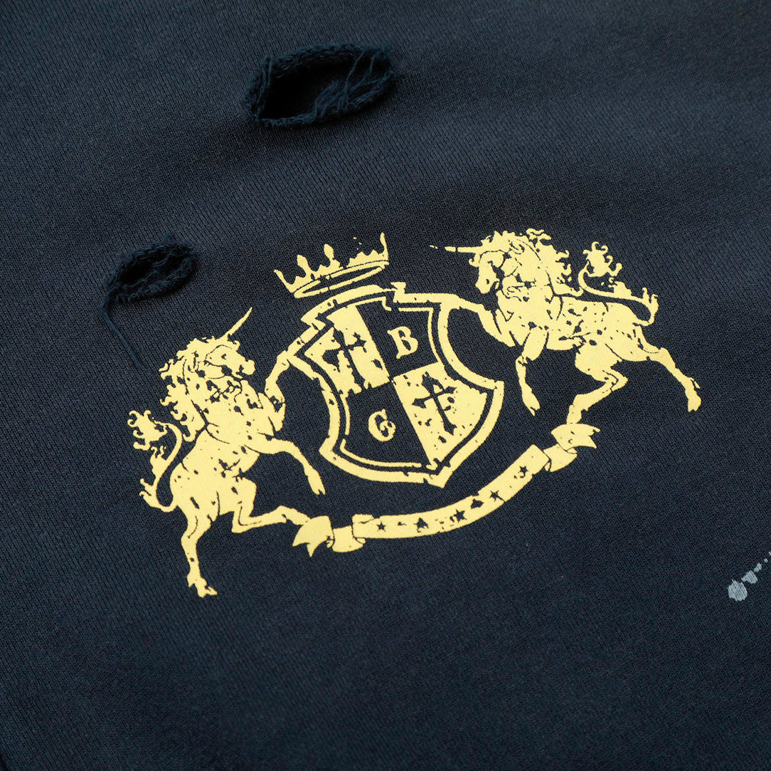 Crowncrest Distressed Hoodie