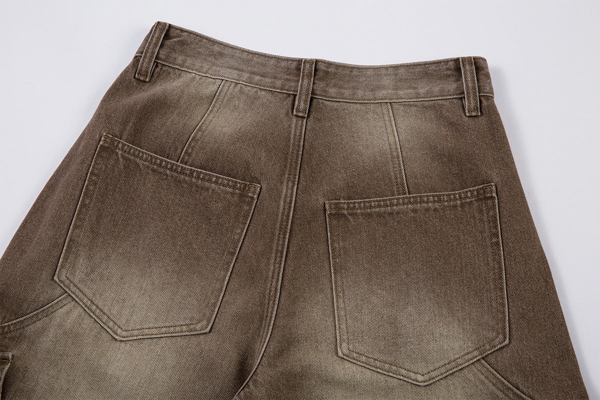 Vintage Washed Workwear | Barrel Jeans