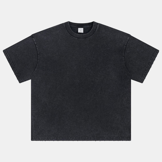 Washed Edge Distressed | Basic T-Shirt