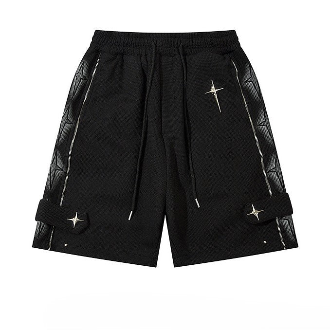 Star | Zip Up Shorts