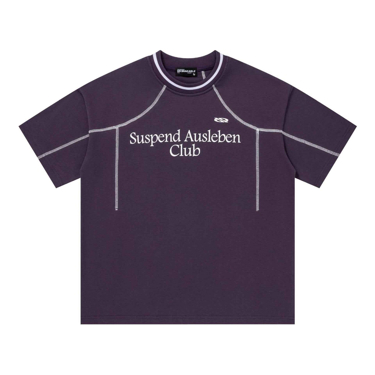 Letter printed short sleeved shirt
