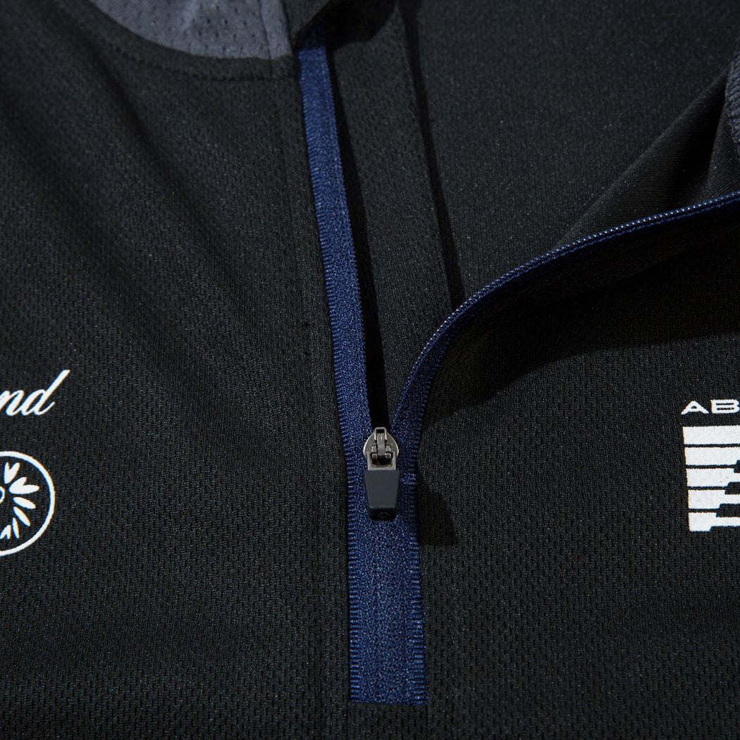 Panel Stripe Quarter-Zip Long Sleeve Jersey