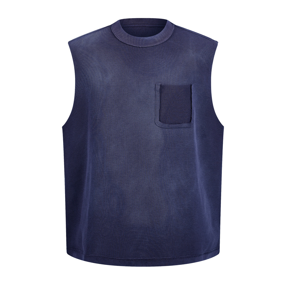 Midnight Utility | Sleeveless Pocket Knit Top