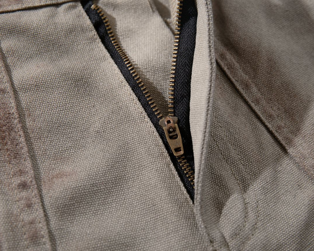 The Earth-Wash Paneled Wide-Leg Jeans