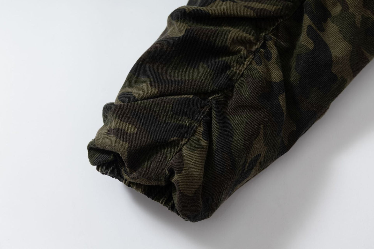 Camo Distressed | Metal Button Coat