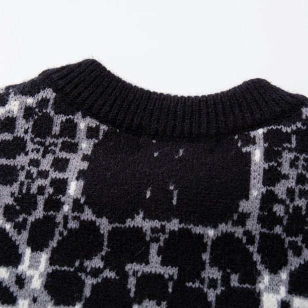 Grim Fragment Cardigan Sweater