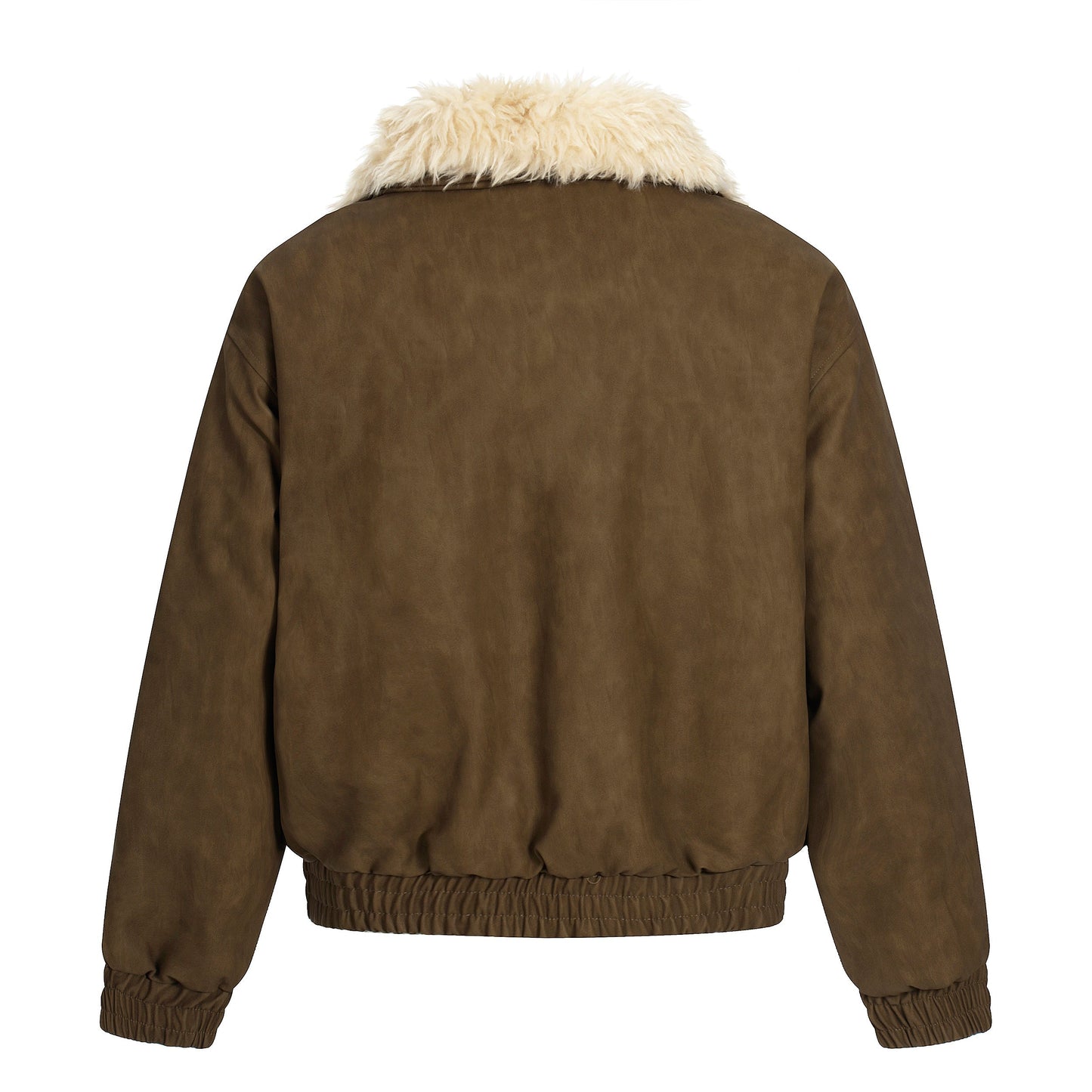 Vintage Pocket | Padded Suede Jacket