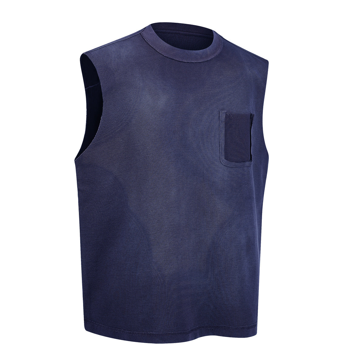Midnight Utility | Sleeveless Pocket Knit Top