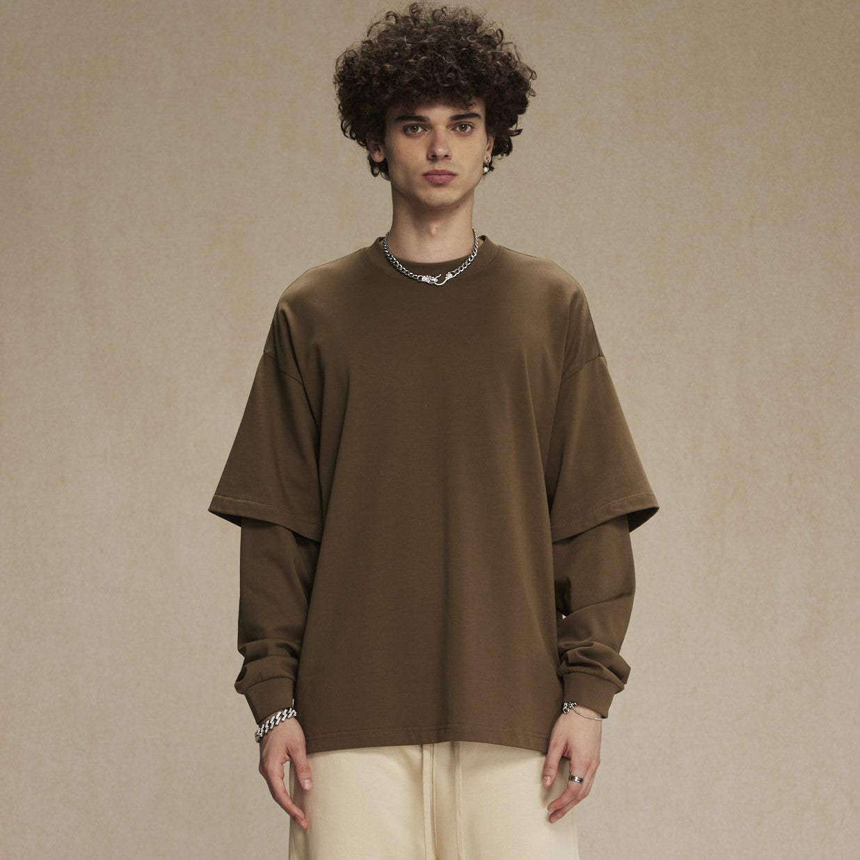 Layered Sleeve Design | Long Sleeve T-Shirt