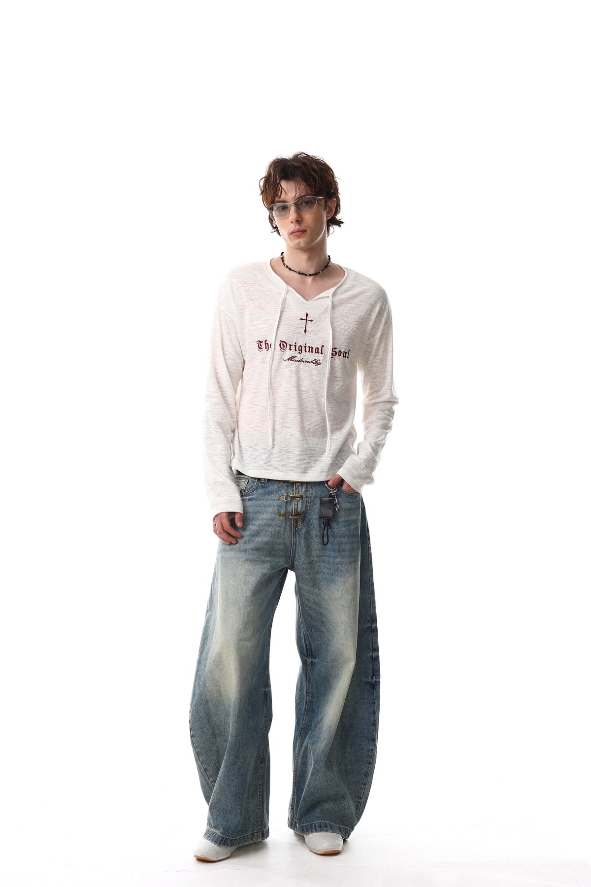 Original Soul Lace Neck T-shirt