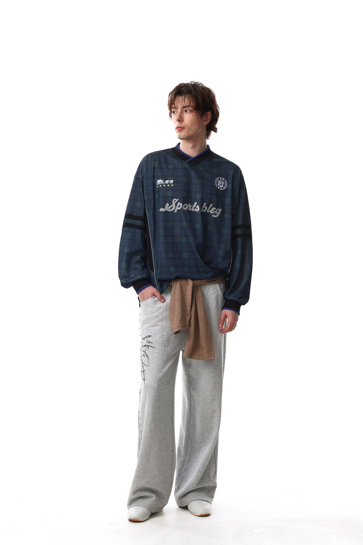 Heritage Grid Long Sleeve Jersey