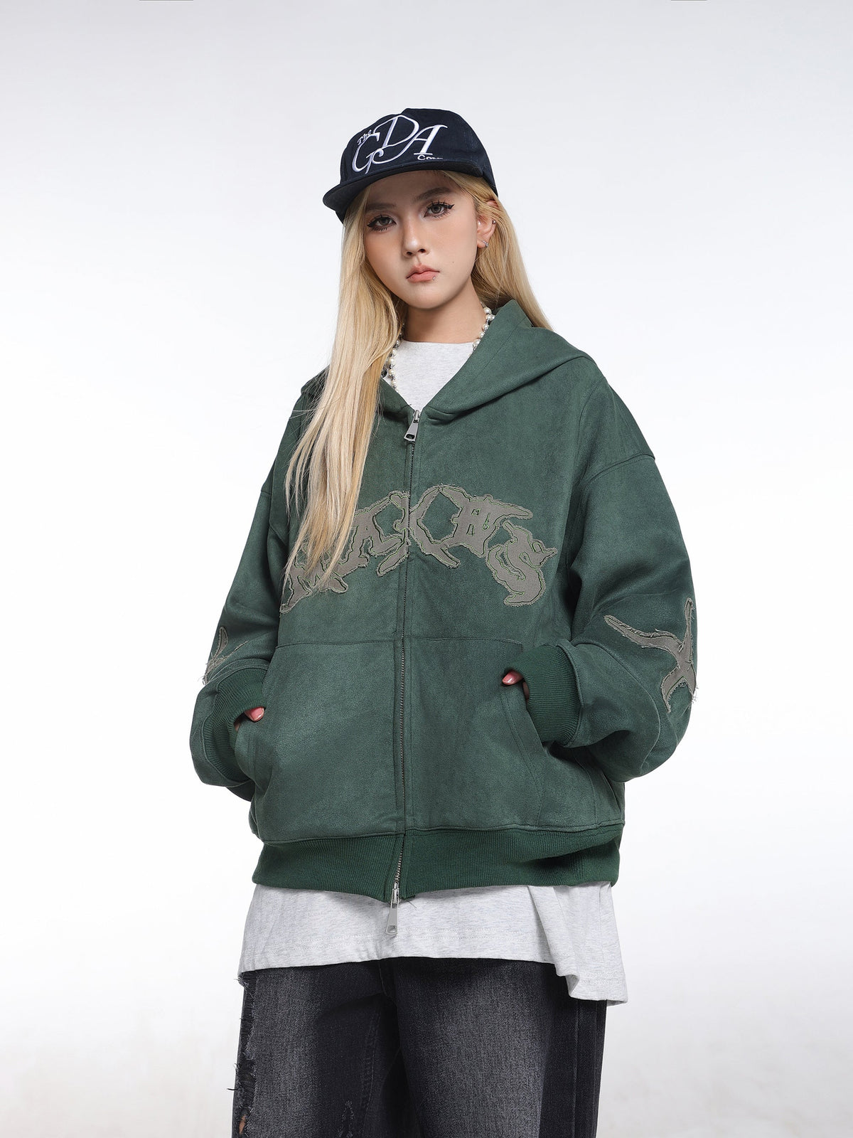 Ravencore Embroidered Zip Hoodie