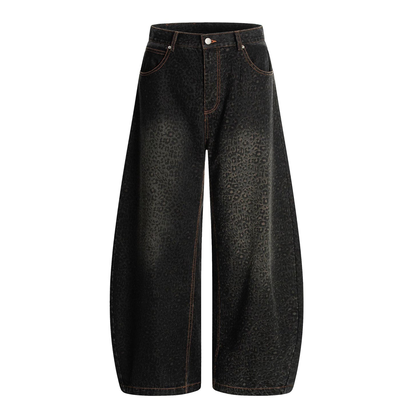 Leopard Print | Denim Street Barrel Jeans