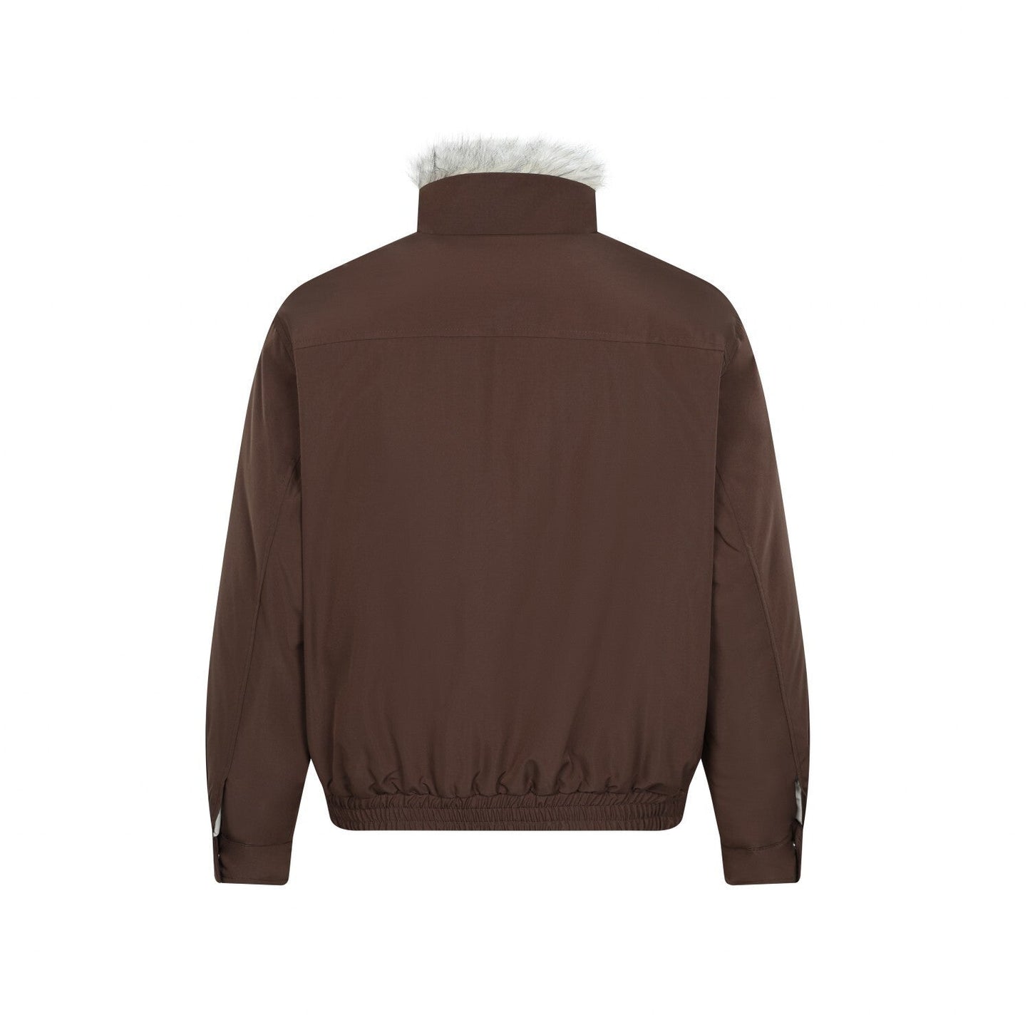 Fur Collar Fleece | Metal Button Coat