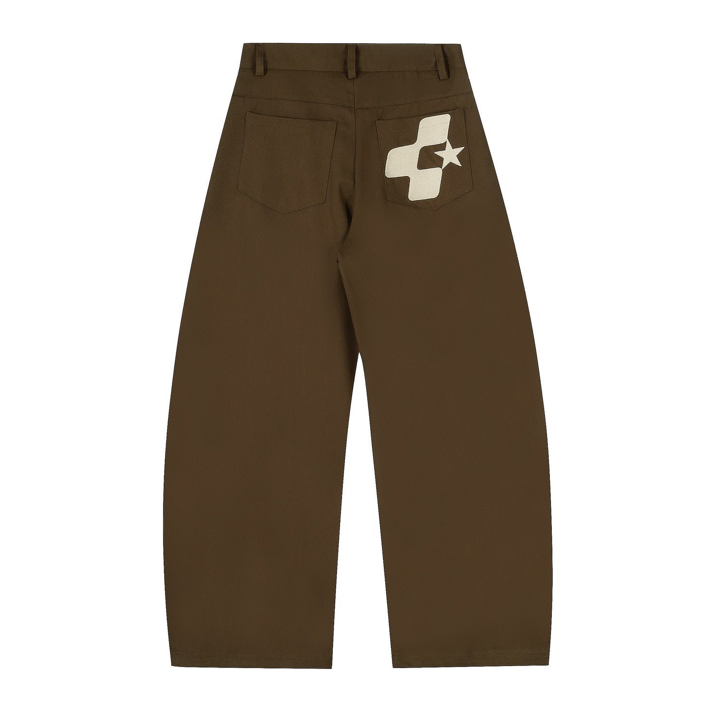 Scarf Plus | Textured Wide-Bottomed Joggers