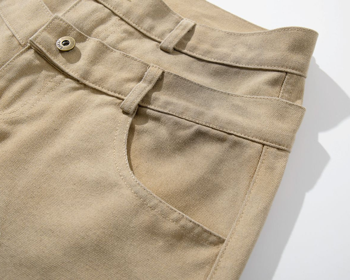 The Double Waist Carpenter Baggy Jeans