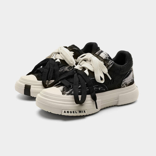 Duo Lace | Platform Canvas Sneakers