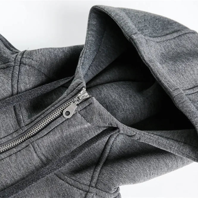 Heather Raglan Panel Hoodie