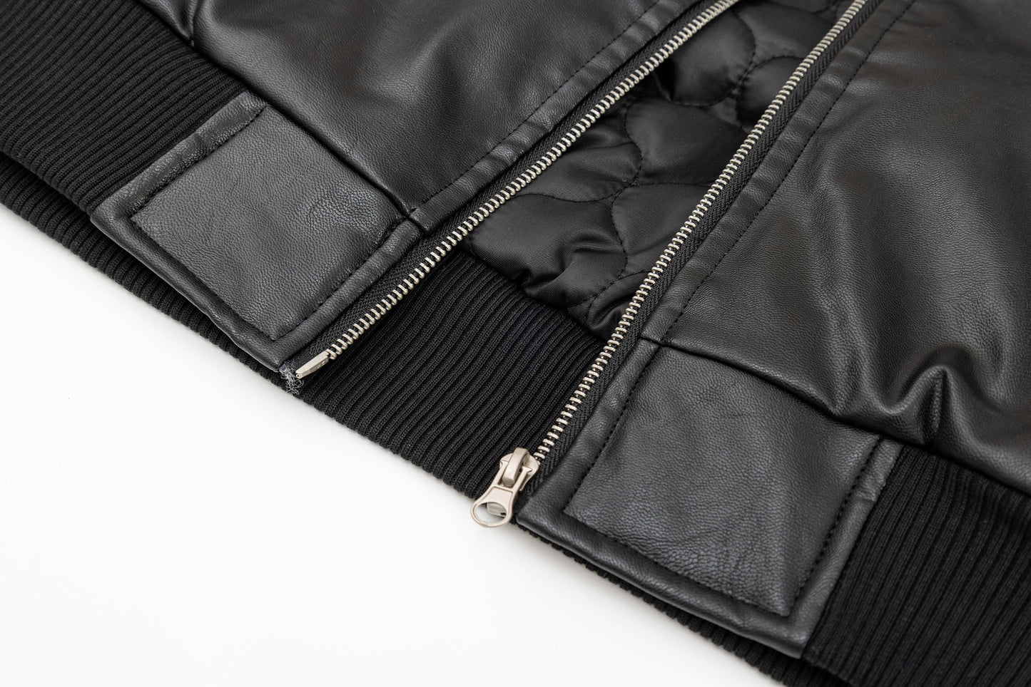 Moto Style | Faux Fur PU Jacket