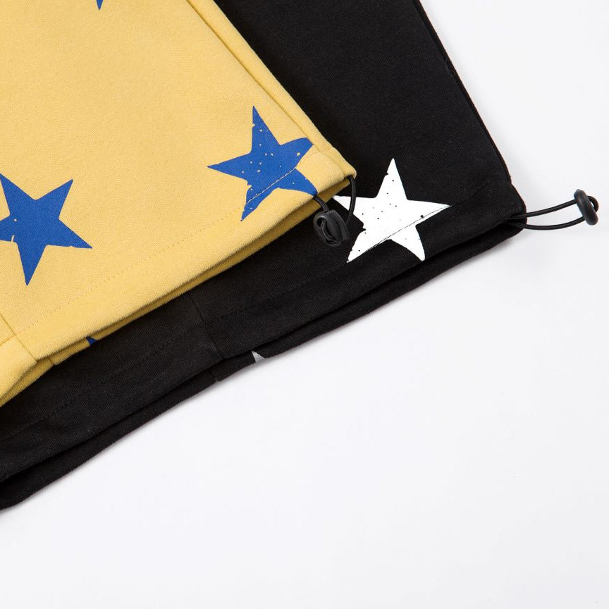 Star Print Barrel Sweatpants