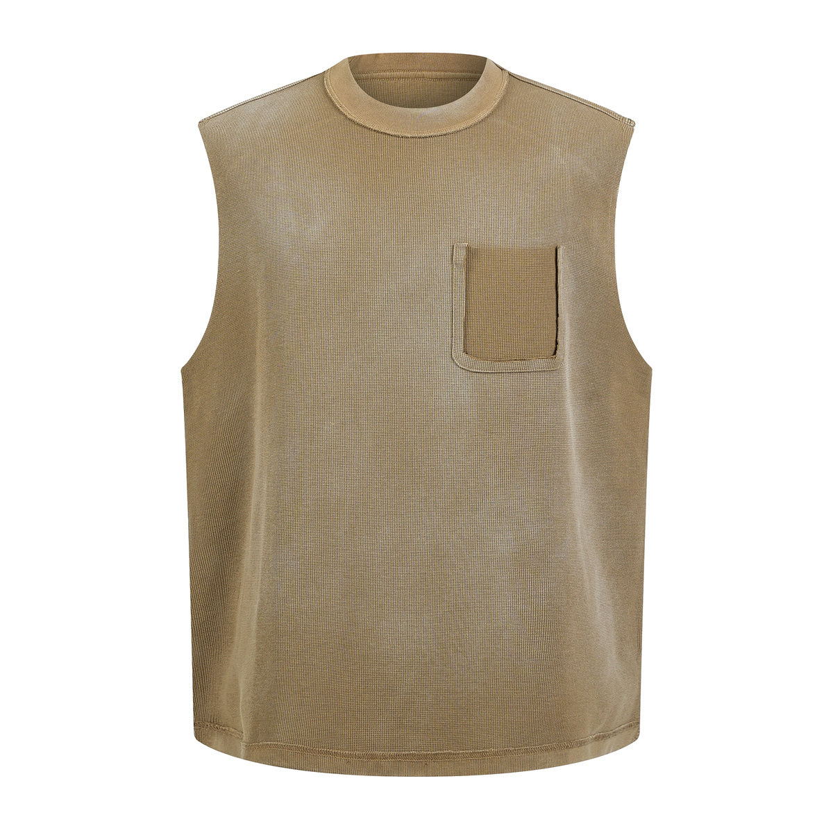Midnight Utility | Sleeveless Pocket Knit Top