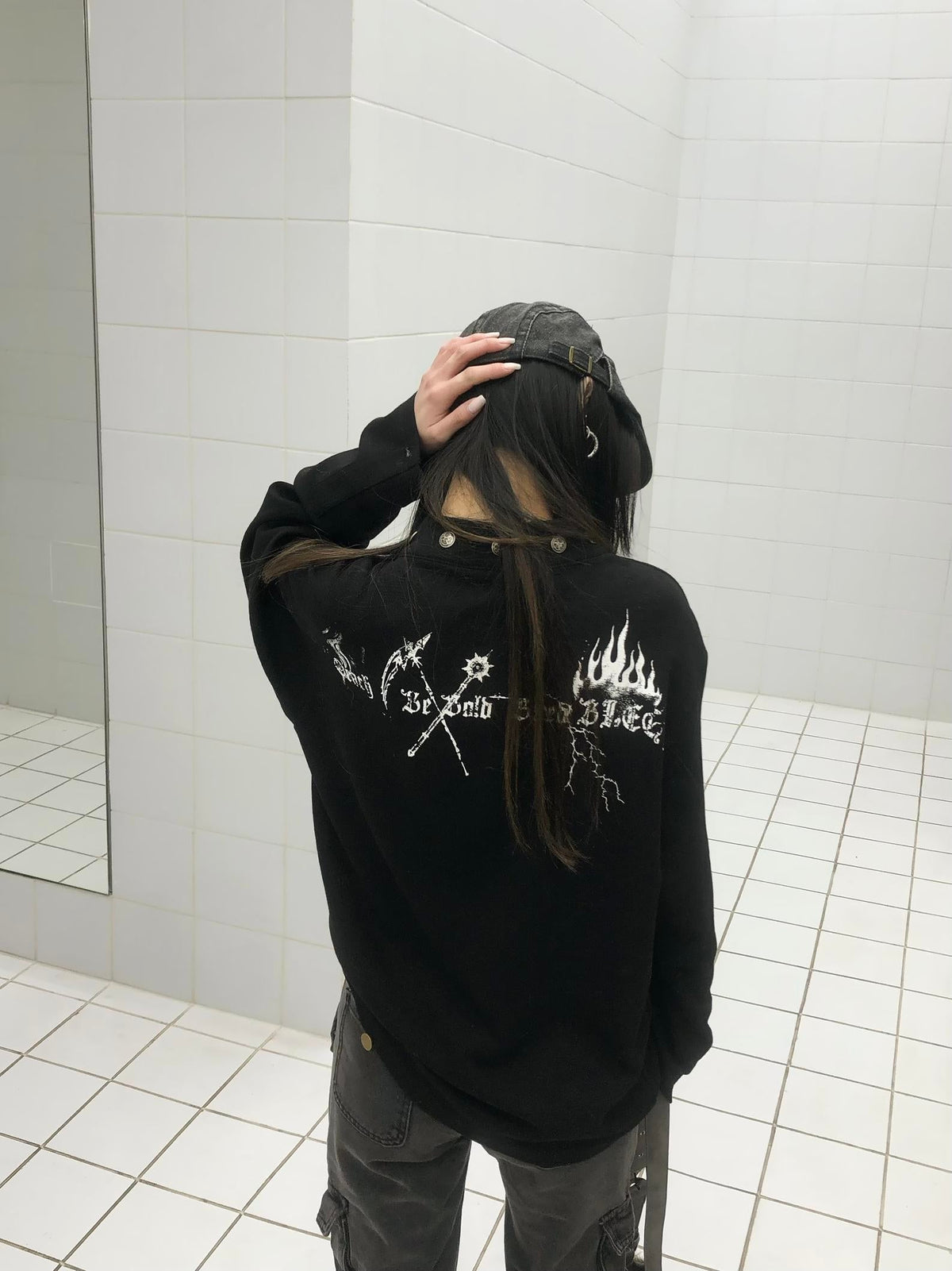 Requiem Reaper Henley Long Sleeve T-shirt