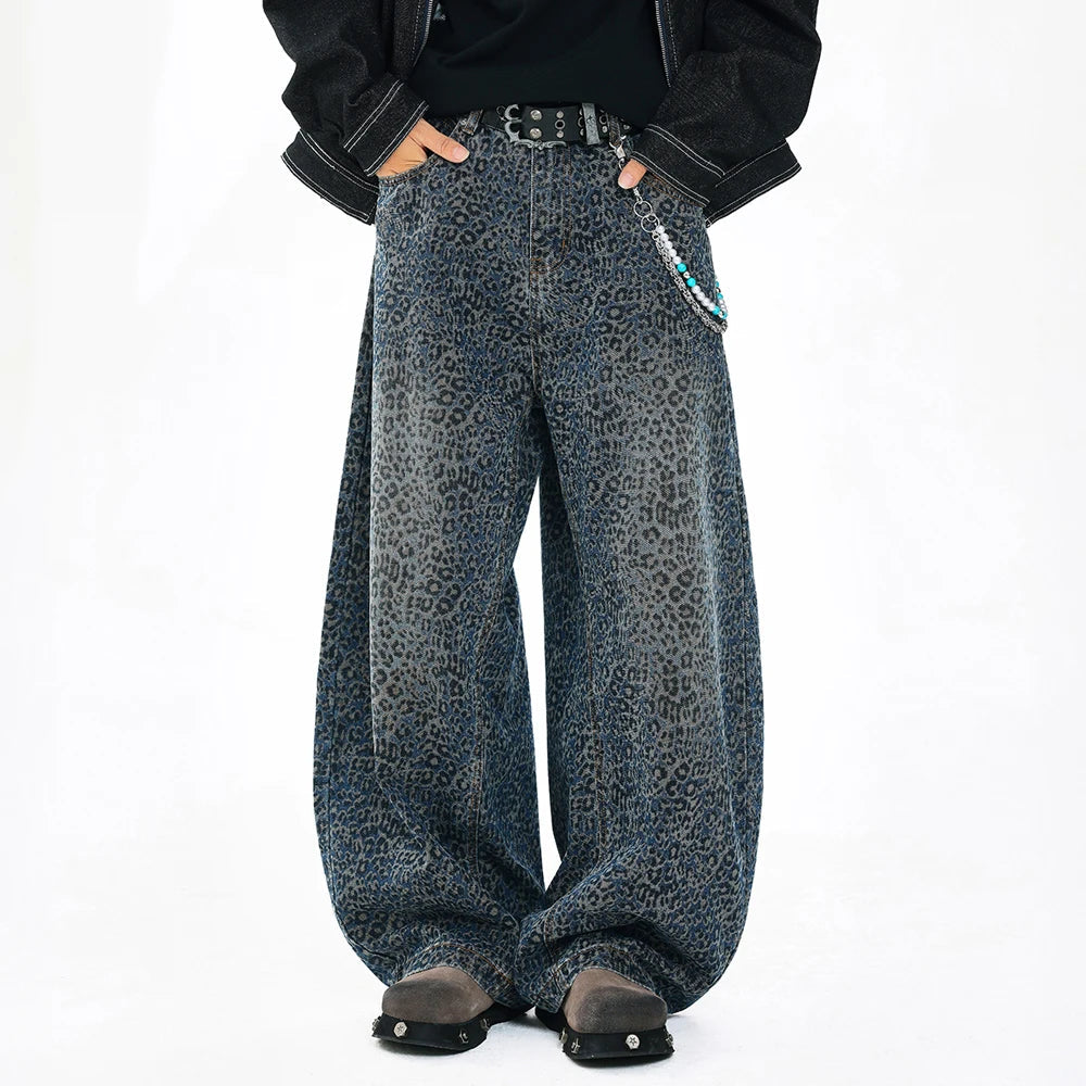 Leopard Legacy Wide-Leg Jeans