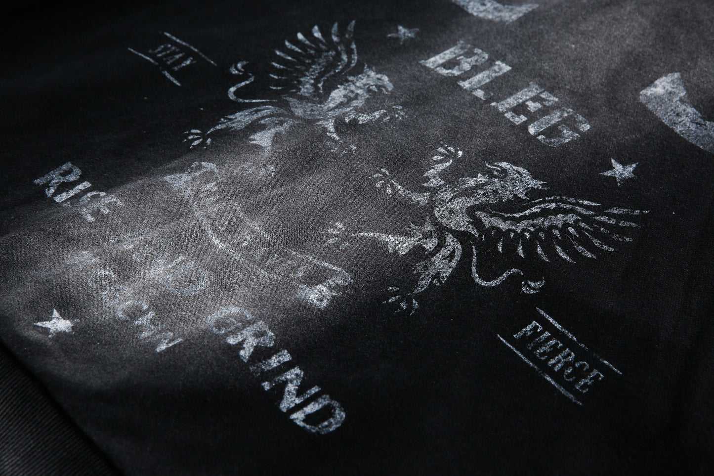 Spray Paint Print | Zip Up Hoodie