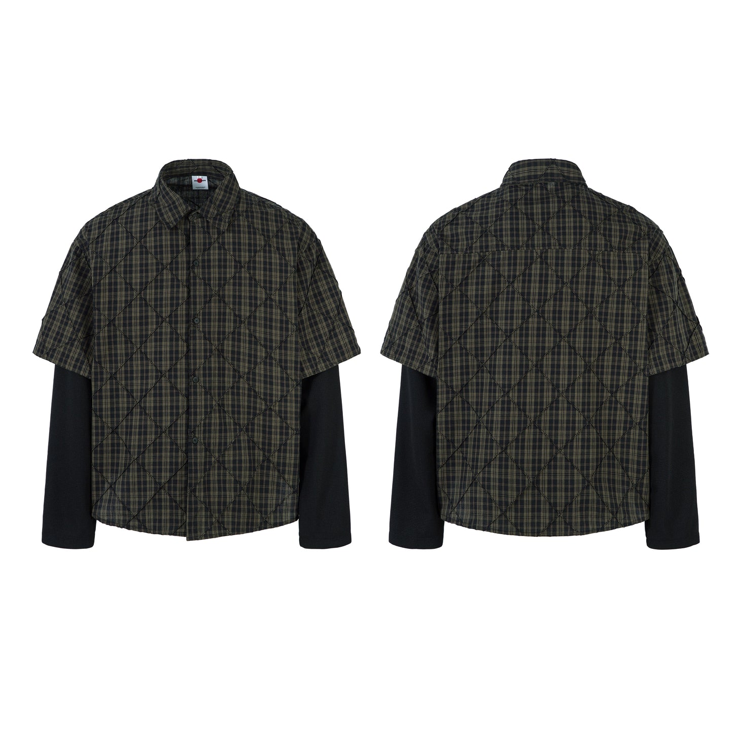 Layered Plaid Shirt | Street Sweatshirt