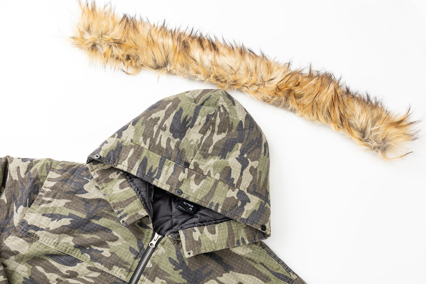Camo Fur | Hooded Jacket