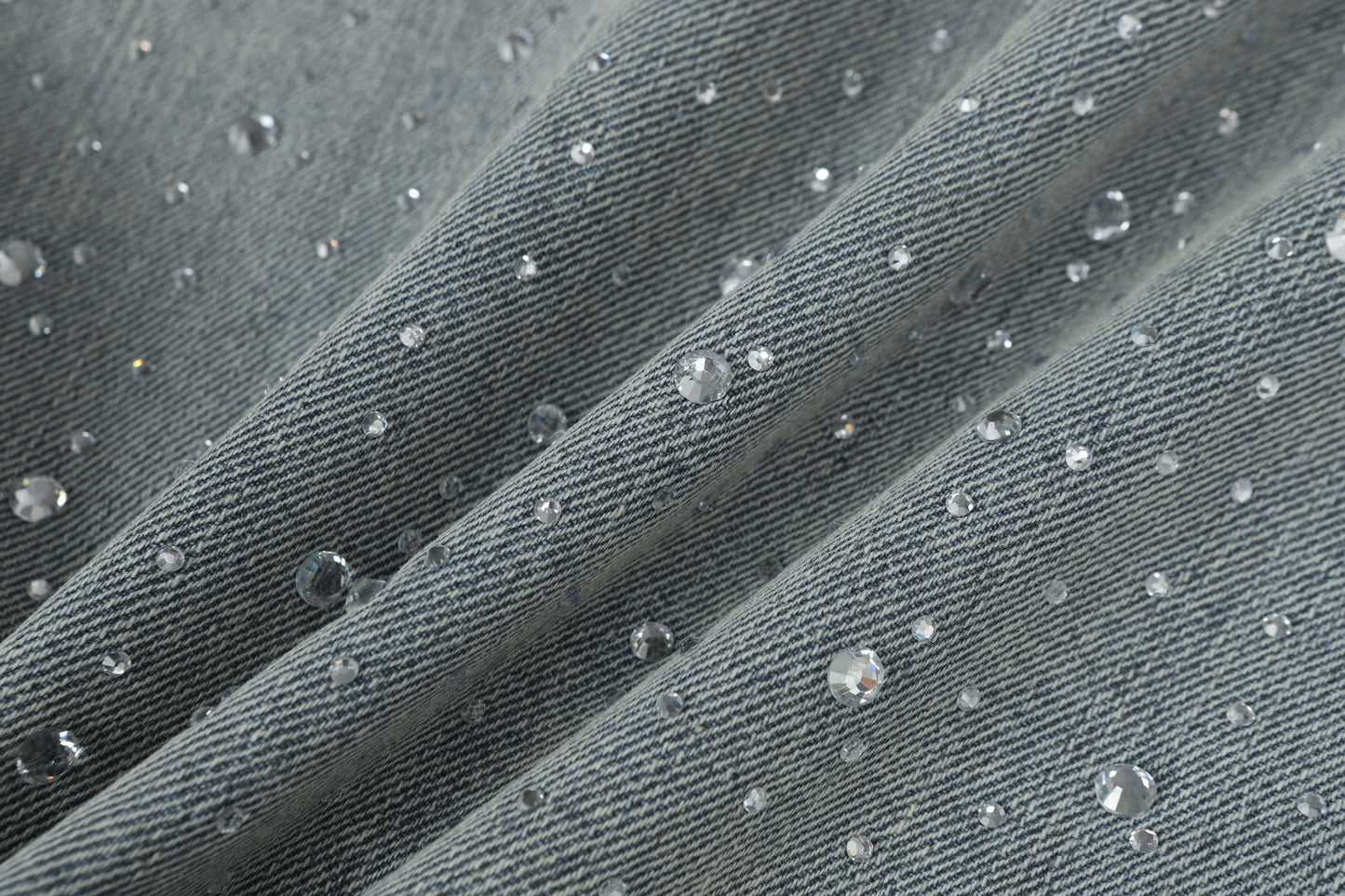 Sparkling Rhinestone | Denim jeans