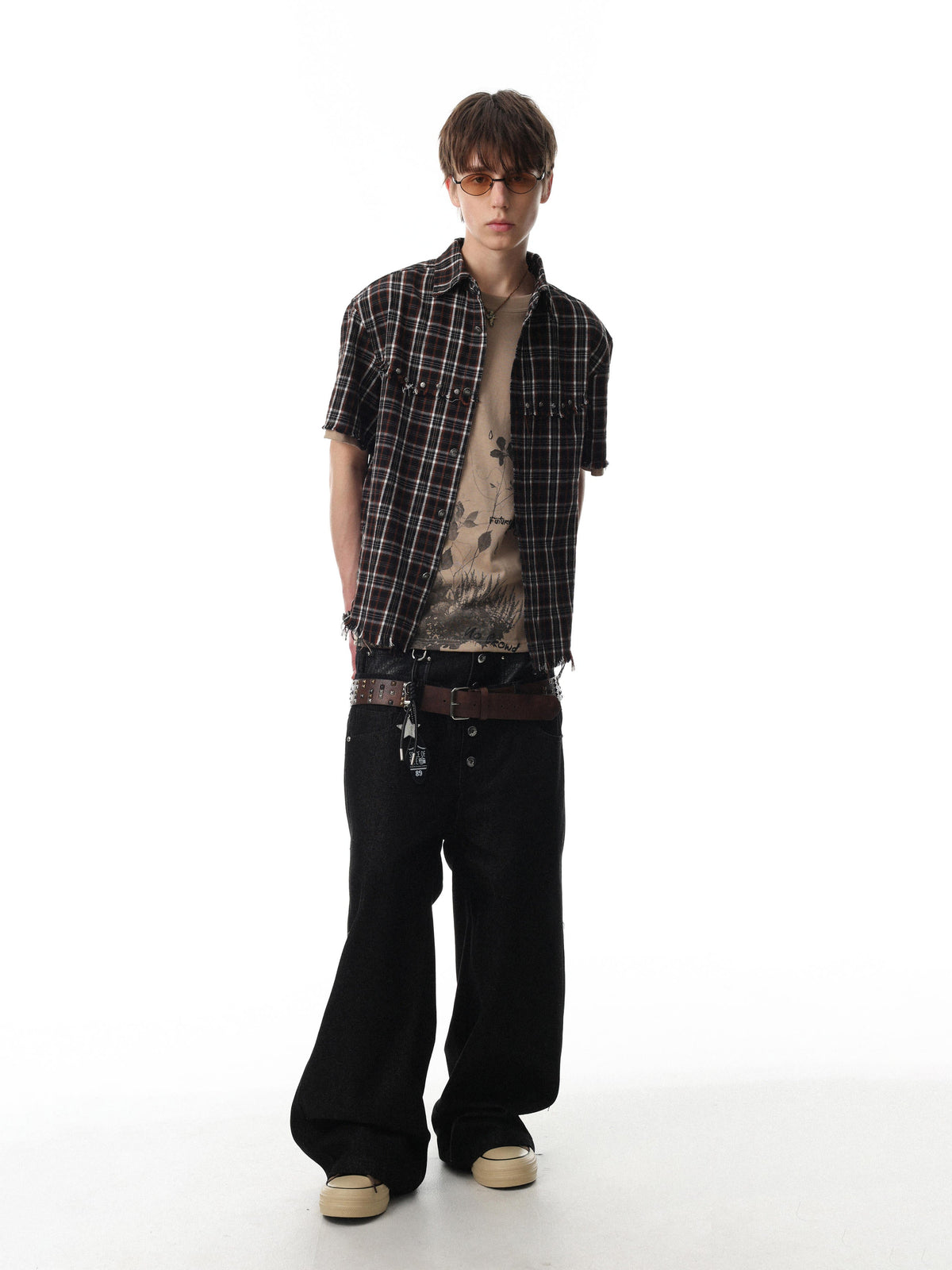 Rustline Plaid Short Sleeve Shirt