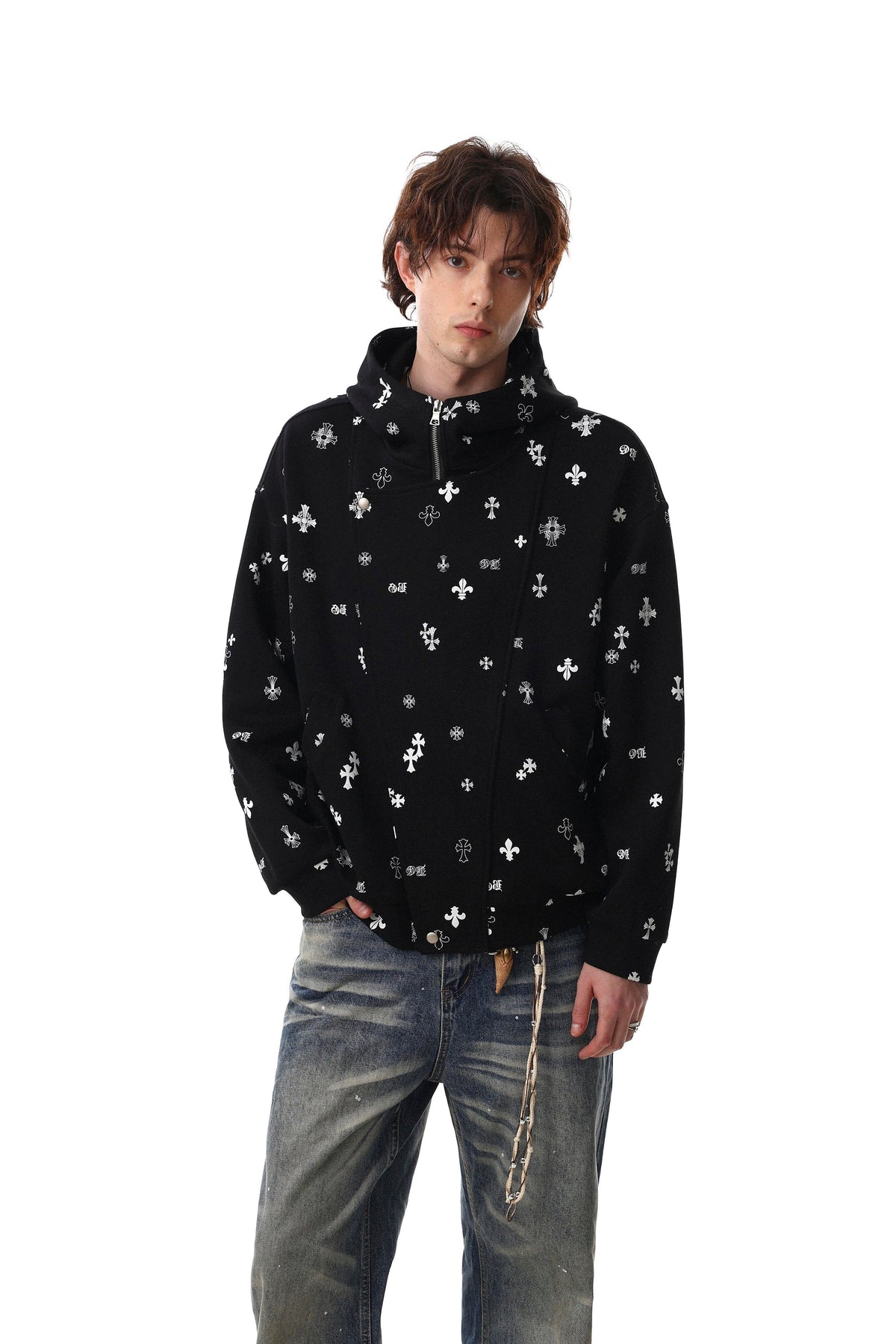 Saint Scatter Zip Hoodie