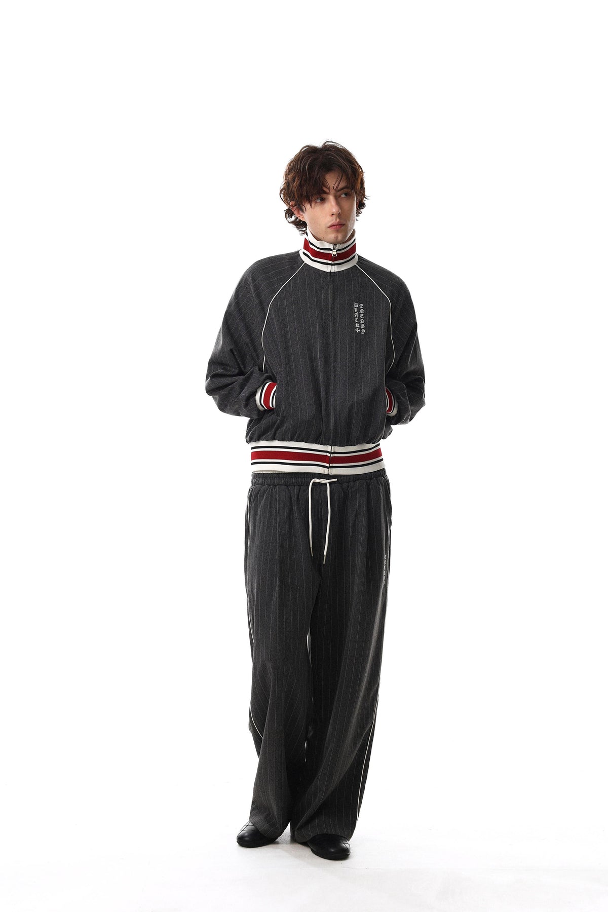 Varsity Pinstripe Track Pants