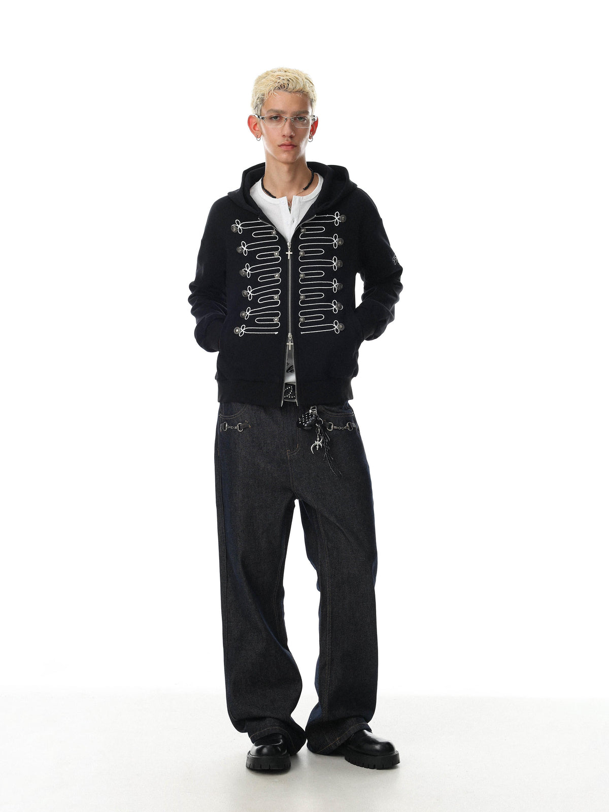 The Parade Frogged Hoodie