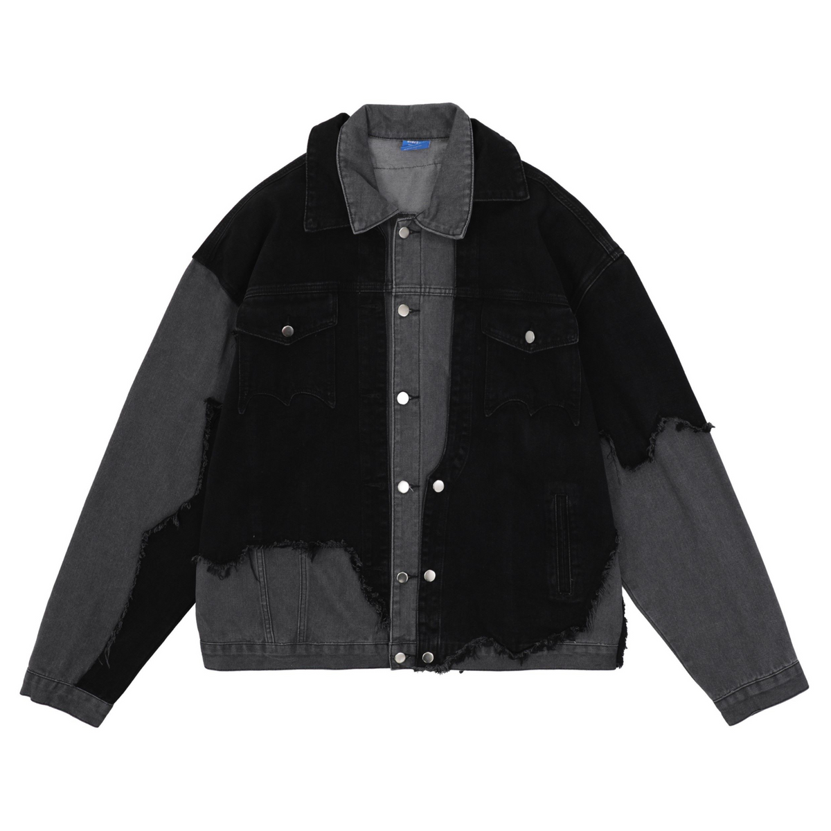 Broken Grid Denim Jacket