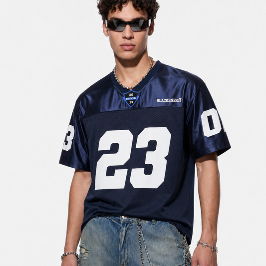 Oversized Number 23 Mesh Football Jersey
