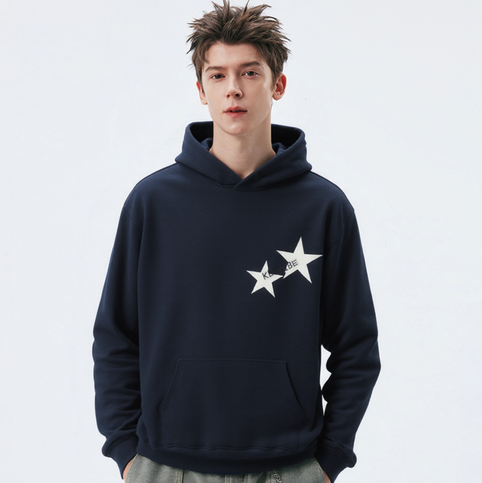 Twinkle Threads | Star Embellished Hoodie