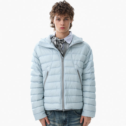 Minimal Panel-Lined | Hooded Puffer Jacket
